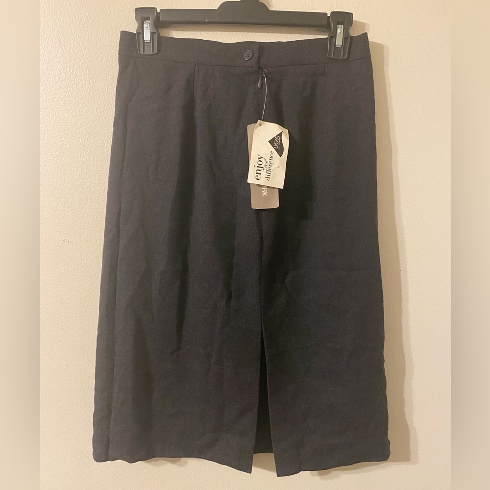 New NWT VTG Vintage Jones New York‎ Wool Blend Vented Skirt Size 6